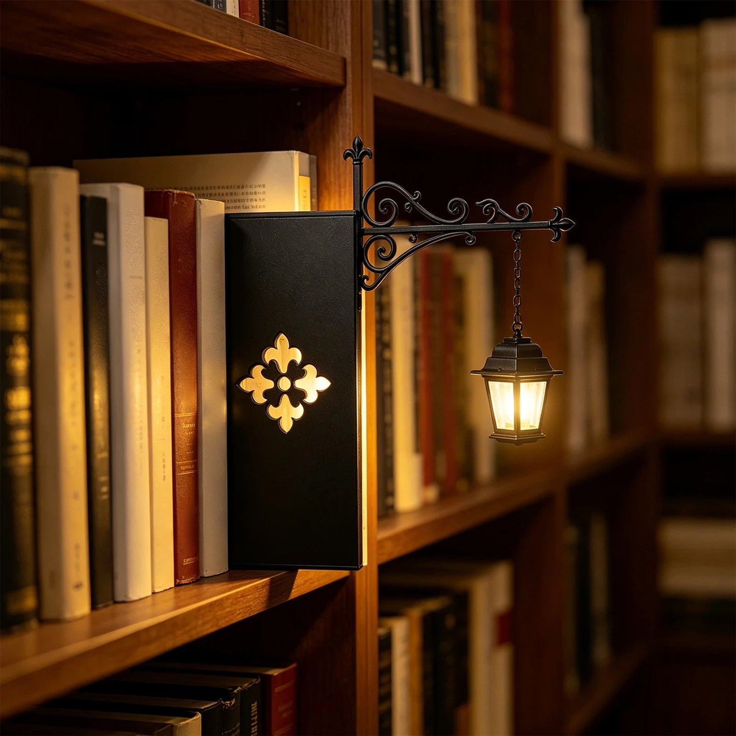 Library Bookshelf Lamp